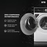 IFB 10 Kg/7 Kg/3 Kg 3-in-1, AI Powered, Fully Automatic Washer Dryer Refresher (IFB Laundrimagic®, EXECUTIVE PLUS ZXS 10/7/3, 9 Swirl Wash, Eco Inverter Technology, Rich Silver)