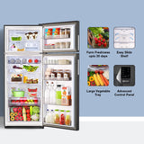 Godrej 472 L 2 Star Food Surface Disinfection with Nano Shield Technology Inverter Frost Free Double Door Refrigerator (RT EONREGALIS 517B RCI MT BK, Matte Black)