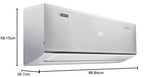 Blue Star 2 Ton 3 Star Inverter Split AC (Copper, Convertible 5 in 1 Cooling, Multi Sensors, Dust Filter Blue Fins, Self Diagnosis, IE324DNU,White)