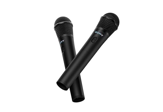 Sony ULTMIC1 Wireless Microphone for Karaoke with 20 Hour Battery, Includes Two Wireless Mics and Receiver (UOULTMIC1)