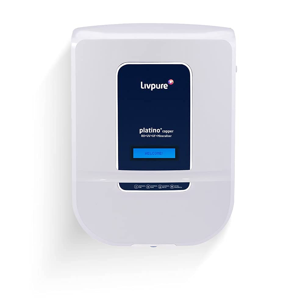 Livpure Platino Plus Copper RO – 8 Stage, 8.5L Tank, LED Display (Open Box / Without Box)
