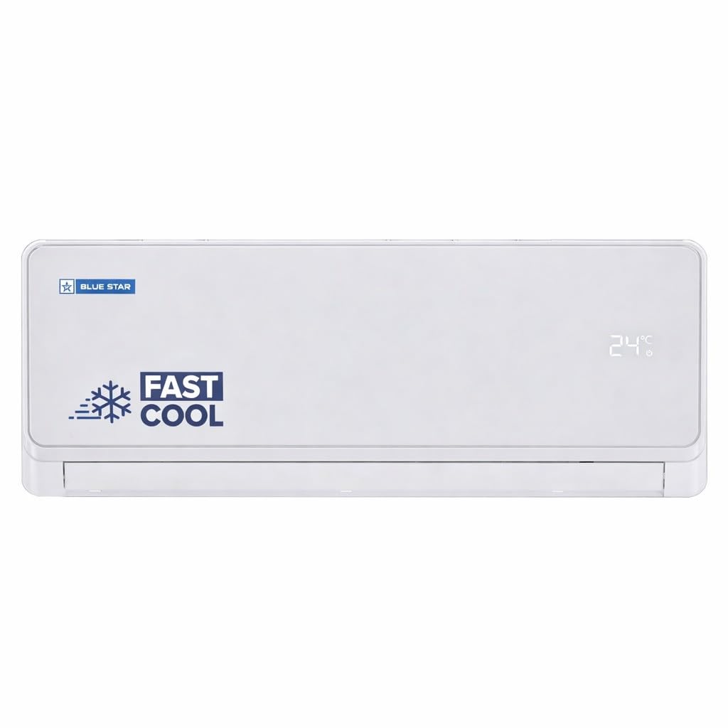 Blue Star IA518EXU 1.5 Ton 5 Star Inverter Split Air Conditioner | 5-in-1 Convertible | Copper Condenser | DigiQ Hepta Sensor | PM2.5 Filter | White