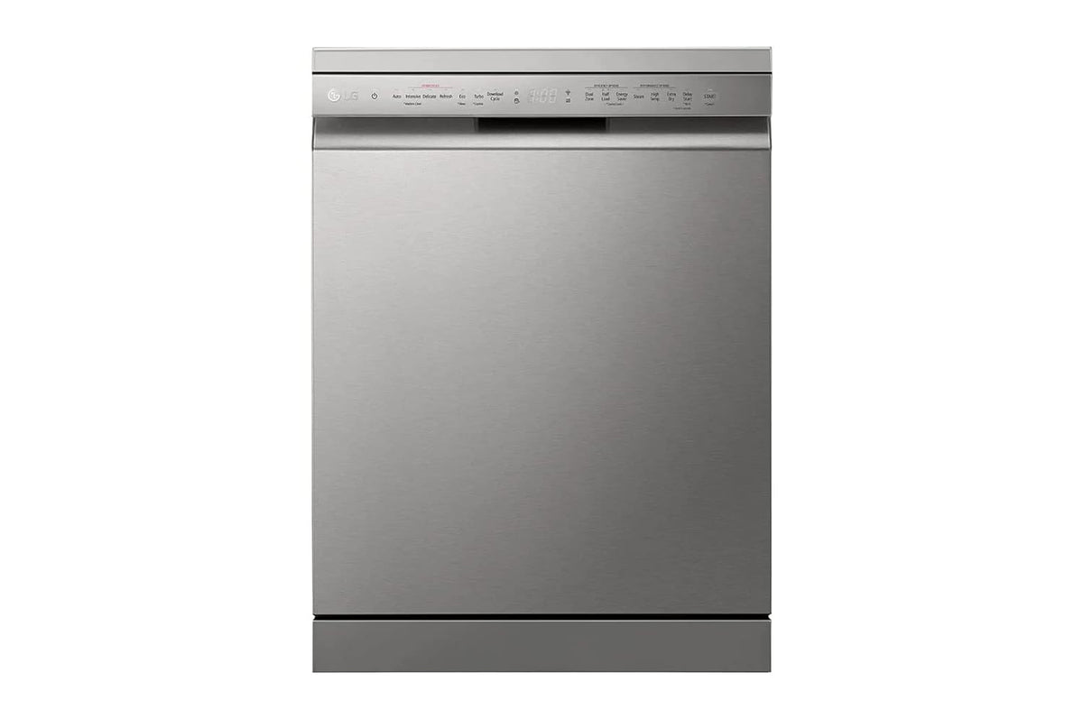 LG 14 Place Setting Freestanding Dishwasher (TrueSteam, DFB532FP, Silver)