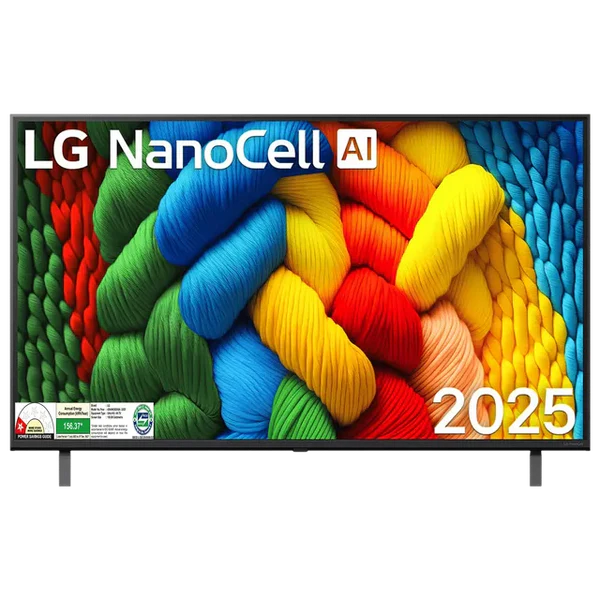 LG 43NANO83A6A 43-Inch 4K Ultra HD NanoCell Smart TV (2025 Model) | webOS AI ThinQ | Dolby Atmos | HDR10 / HLG