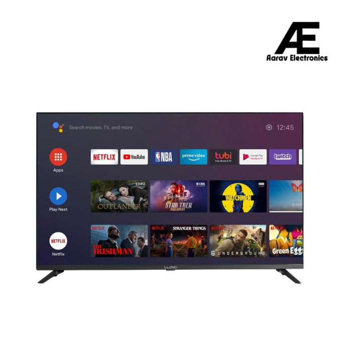 Lloyd 109cm (43 Inches) WCG Vision Pro Series Web OS 4K Ultra HD Smart LED TV 43PS850G (Black)