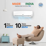 Voltas  2 Ton, 3 star 4 In-1 Adjustable Inverter Split AC,- 243 V Vectra Elegant ,White