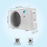 Daikin FTE60UV16U 1.8 Ton 1 Star Split AC Copper Condenser