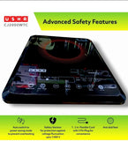 Usha CJ2000WTCXL 2000 Watt Induction Cooktop | Touch Control | Black