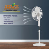 Usha Maxx Air 400mm Stand Fan – White