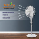 USHA PF MAXX Air Ultra 400mm White ISI Ceiling Fan | High Air Delivery | 1350 RPM | Copper Motor