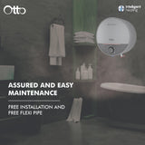 Havells Otto 15 Litre 5-Star Storage Water Heater with Anti-Rust Tank, Temperature Sensing LED Indicator & Shock Safe Plug