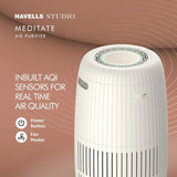 Havells Meditate AP 250 Pearl Air Purifier (GHRAPERW50) – Advanced Air Purification, White
