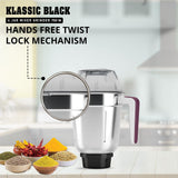 Havells Klassic 750W Mixer Grinder with 4 Jars | 21000 RPM Heavy Duty Motor | Stainless Steel Blades