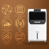 Crompton Jedi PAC 22L Personal Air Cooler for Home | Honeycomb Cooling Pads