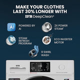 IFB DeepClean® 6.5kg Front Load Washing Machine with Steam Refresh ,ELENA GXN 6510 CMS