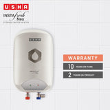Usha Instafresh Neo 5L Instant Water Heater – White | Wall Mount