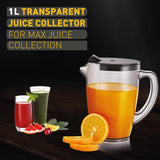 Usha Fresh Pro 500W Juicer with XL Full-Mouth Feeding Tube | 1L Juice Collector | Inverted Sieve for Easy Cleaning | 100% Copper Motor | 2-Speed Control | 5-Year Motor Warranty