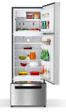 Whirlpool 300L Triple-Door Refrigerator, 6th Sense Active Fresh (FP 343D PROTTON ROY ALPHA STEEL (20817))