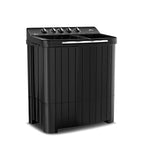 Godrej 12 Kg 5 Star Semi-Automatic Top Loading Washing Machine (WS EDGE RIO 120 5.0 TB3 SI GR, Slate Grey, Toughened Glass Lids)