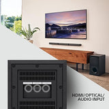 Sony HT-S40R Real 5.1ch Dolby Audio Soundbar for TV with Subwoofer &amp; Wireless Rear Speakers, 5.1ch Home Theatre System (600W, Bluetooth &amp; USB Connectivity, HDMI &amp; Optical Connectivity, Sound Mode) (Open Box / Without Box)