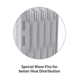 Glen Electric Oil Filled Radiator Room Heater (OFR) With 13 Fin 2900 Watt, With PTC Fan ISI certified (HA 7012 OR 13)