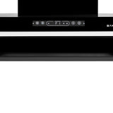 Faber Pinnacle 60cm 1500m³/hr Autoclean Chimney|Digital Display|Filterless|Slant Body|T-Shape Panel|Touch+Gesture|12Yr on Motor,5Yr Comprehensive Warranty by Faber|Hood Pinnacle FL HC BK 60,Matt Black