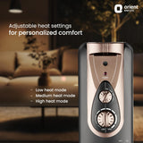Orient Electric Comforter collection 13 fin oil filled radiator | Advanced S-shaped Fins |2900W power| with PTC fan heater| 3 heat settings | 2 years warranty by Orient