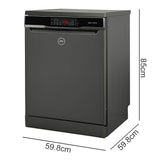Godrej Eon Dishwasher |12 place setting | Anti-Germ CrystaLight powered by UV Technology | Extra Hygiene Function| Perfect for Indian Kitchen| A+++ Energy rating | DWF EON VES 12B UTI GPGR