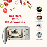 IFB 30 L Convection Microwave Oven (30SC4, Metallic Silver, with Starter Kit)