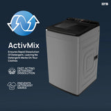 IFB 7 Kg 5 Star with Eco Inverter, AI Powered, Fully Automatic Built-in Heater Top Load Washing Machine ( TL701MG1S ,ActivMix, Aqua Energie, Med Grey)