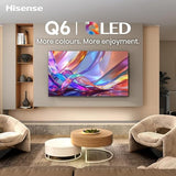 Hisense 50Q6S 50 Inch 4K Ultra HD Smart QLED TV, Dolby Vision, Dolby Atmos, VIDAA U9 Smart OS