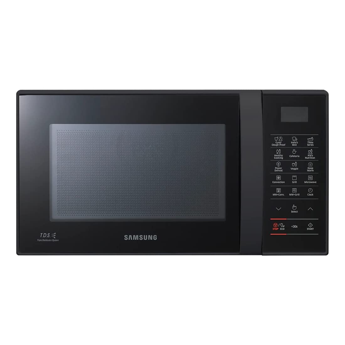Samsung 28 L Convection Microwave Oven with Moisture Sensor (MC28A5145VK/TL, Black, SlimFry)