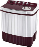 Voltas Beko 7 Kg 5 Star Semi Automatic Top Load Washing Machine with Collar Scrubber, 1350 RPM – Burgundy – WTT70DLIM/BRSSWH5POD