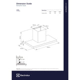 Electrolux 60cm T-Box Chimney for up to 210 sqft Kitchen, UltimateTaste 500, Black, ECT6623B