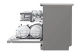 LG 14 Place Setting Freestanding Dishwasher (TrueSteam, DFB532FP, Silver)