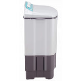 LG 6 Kg 5 Star Anti Rust Semi-Automatic Top Loading Washing Machine (P6001RGZ, Roller Jet Pulsator, Collar Scrubber, Dark Grey)