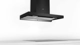 Bosch 90 cm Self Clean Technology glass Kitchen Chimney (HOOD DWBA98G60I, Oil collector Filter technology, Touch Control, Black) - DWBA98G60I