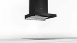 Bosch 60 cm Self Clean Technology glass Kitchen Chimney (HOOD DWBA68G60I, Oil collector Filter technology, Touch Control, Black)