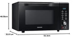 Samsung 32 L Convection Microwave Oven (MC32A7056CK/TL, Black, Slimfry)