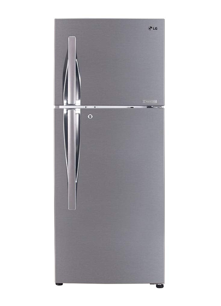 LG 260 L 3 Star Frost Free Double Door Refrigerator(GL-T292RPZY, Silver, Inverter Compressor)