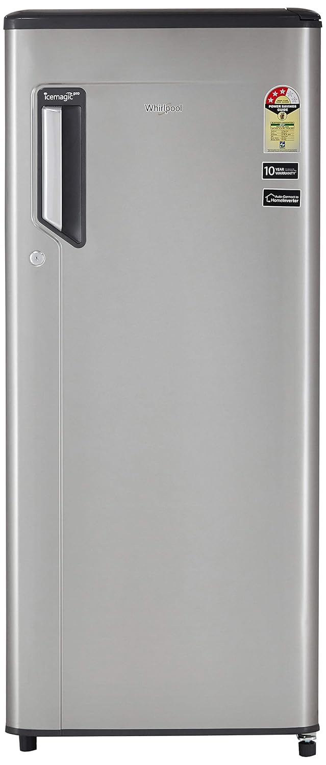 Whirlpool 236 L 3 Star Direct-Cool Single Door Refrigerator (260 IMPRO PRM 3S ALPHA STEEL -Y(73764))