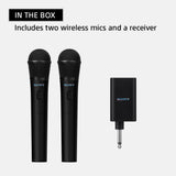 Sony ULTMIC1 Wireless Microphone for Karaoke with 20 Hour Battery, Includes Two Wireless Mics and Receiver (UOULTMIC1)