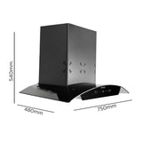Faber Fully Automatic Autoclean Smart Chimney 75cm|Odour Sensor|Go Hands Free|Remote Control|1350 m3/hr Filterless|12 Yr on Motor, 2 Yr Comprehensive Warranty by Faber|Hood Stella 3D IN HC SC FL BK 75