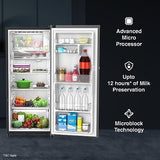 Whirlpool 192 L 3 Star Vitamgic Pro Inverter Direct-Cool Single Door Refrigerator (215 VMPRO PRM 3S INV STEEL-Z, Auto Defrost Technology,