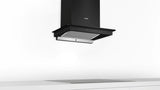 Bosch Series 4 60cm Wall-Mounted Chimney | 730 m³/hr Suction | Touch Control | 4 Speed Settings | LED Lighting | Matt Black - DWGA68G60I