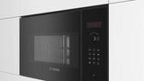Bosch 25 Litre Series 6 Built-In Microwave Oven Stainless Steel Microwave Oven (BEL553MB0I,Black)