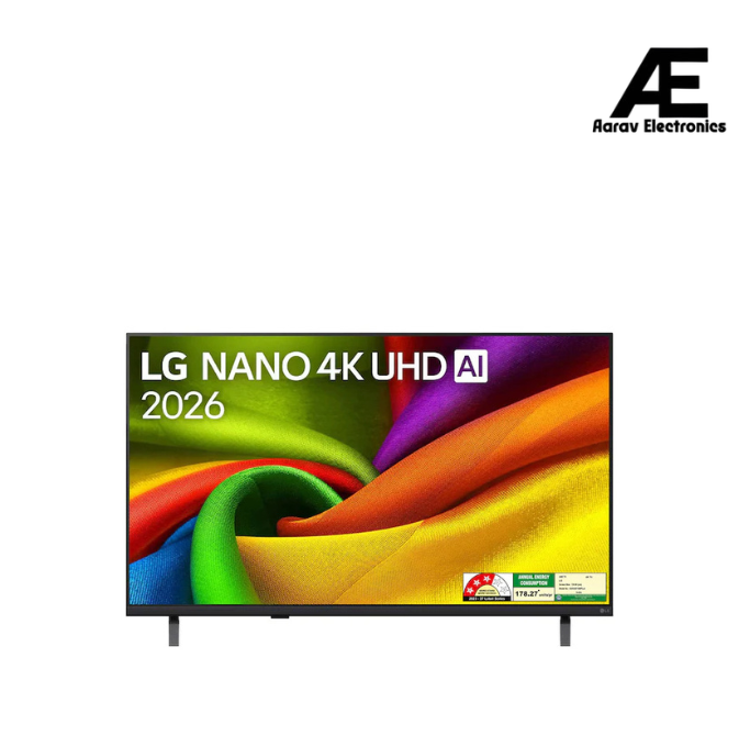 LG 139 cm (55 Inch) NANO 4K UHD AI Smart TV (55NU875BPLA) | α8 AI Processor | webOS 26 | Google Gemini | 2026 Model