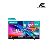 Hisense 139 cm (55 inches) VIDAA U9 4K UHD QLED Smart TV with Dolby Vision &amp; Atmos, AI Upscaling, Game Mode Plus &amp; Alexa Built-in (55Q6Q)
