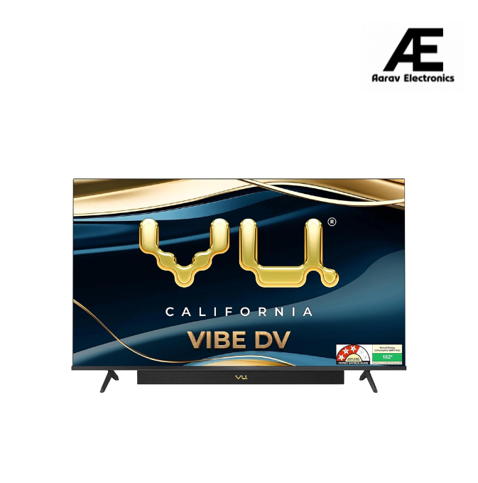 Vu 139cm (55 inches) Vibe Series 4K QLED Smart Google TV 55VIBE-DV
