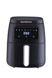 Morphy Richards Digital Air Fryer for Home | 5L Capacity | 1500W | Digital Control | Dual Fan Tech | Adjustable Time &amp; Temp | Voltage Protection | 2-Year Warranty | Black